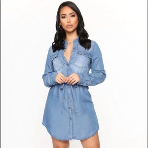 Fashion nova Jean dress